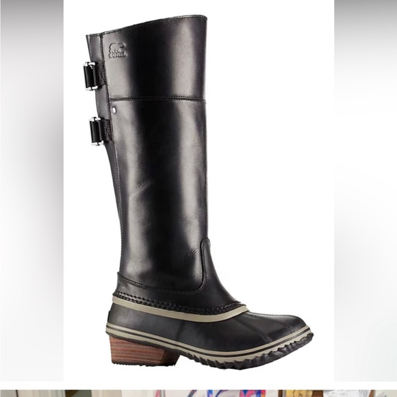SOREL snow boots Slimpack Tall waterproof Winter Boots US 1… - Picture 1 of 17